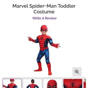 Spidey Spiderman costume 4T new in bag